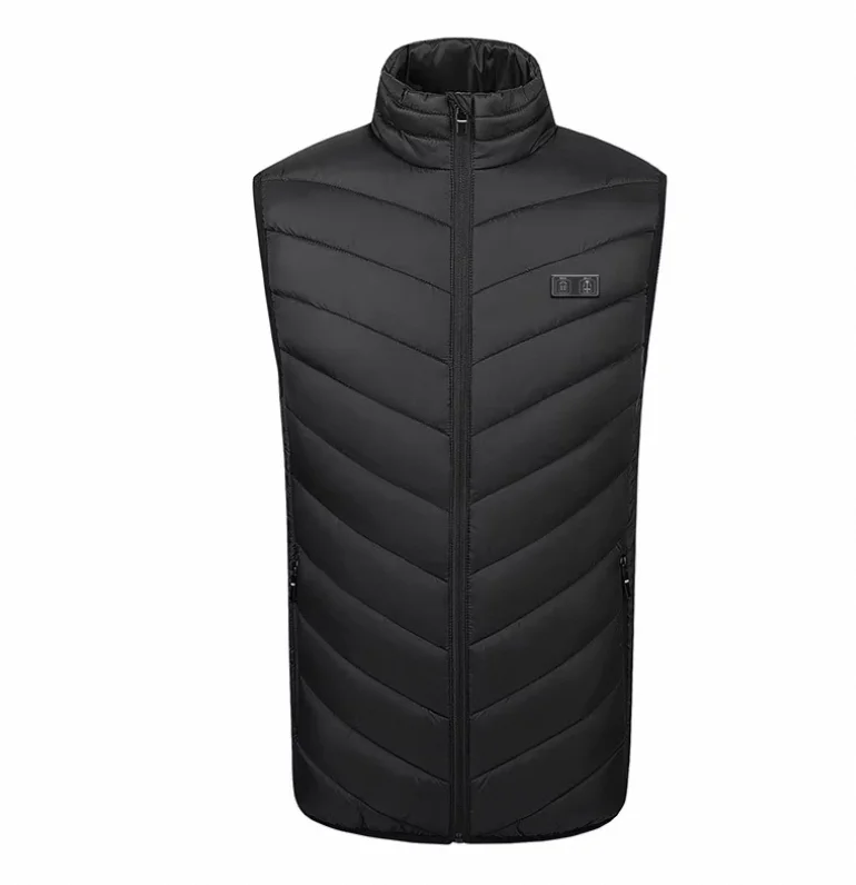 Battery Heated Winter Unisex Vest Dual Control Zone 17 Heated Vest Heating Thermal Clothing Lightweight Vest