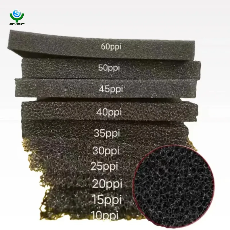 10ppi18ppi25ppi30ppi40ppi60ppi Aquarium Filter Media Sponge Pad Fish Tank Bio Open Cell Coarse Foam Block Foam ROLL