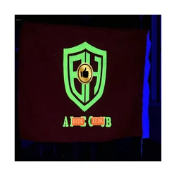 SmallOrders S1001Fr Luminous LED hand-cranked big flag custom logo fluorescent bar atmosphere props party flags flag banner