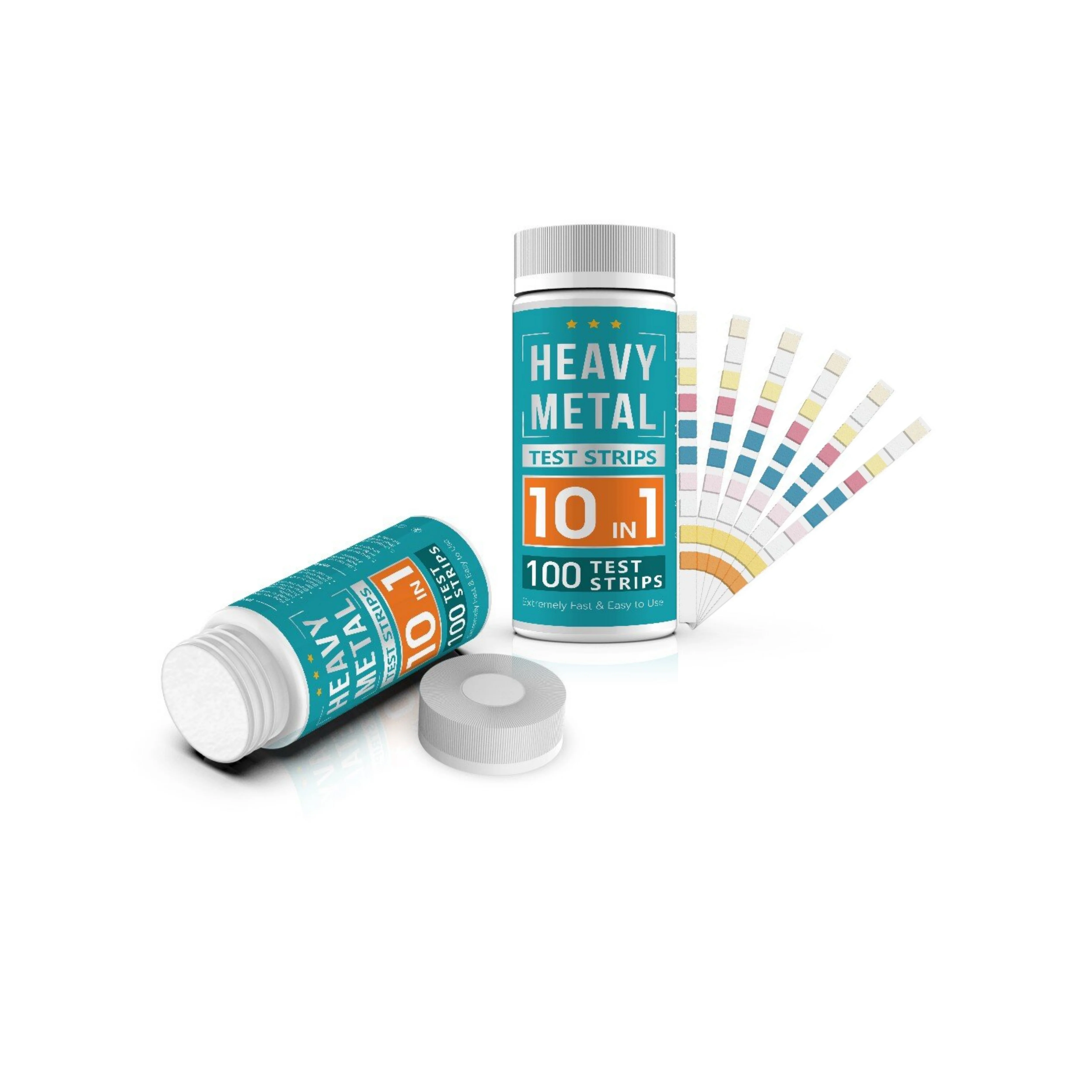 Quick & Accurate Tester Strip Water Quality Test Kit 10 in 1 Water Test Strips