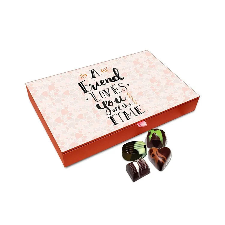 Eco Friendly Cardboard Candy Chocolate Boxes for Food Packaging Empty Gift Chocolate Truffles