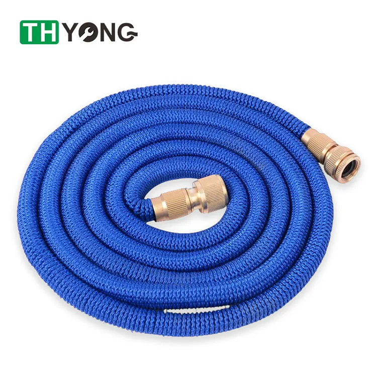 
TPE high quality extendable 7.5m-30m blue car wash/garden watering magic hose manguera expandible 