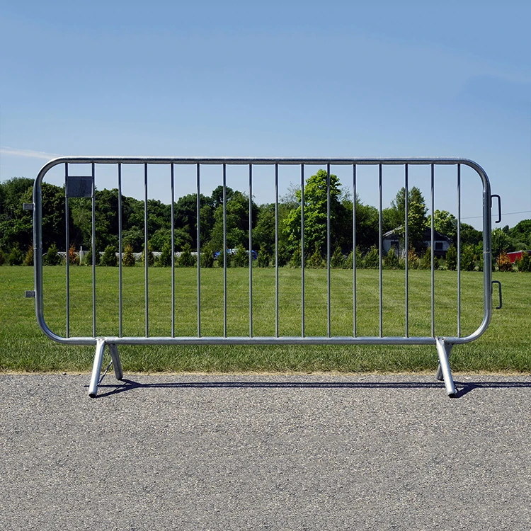 Competitive Price Portable Traffic Road Barriers Safety Metal Steel Pedestrian Crowd Control Barricade