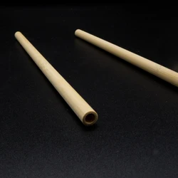 Оптовая продажа индивидуальные натуральные биоразлагаемые длинные Одноразовые Бамбуковые соломинки для