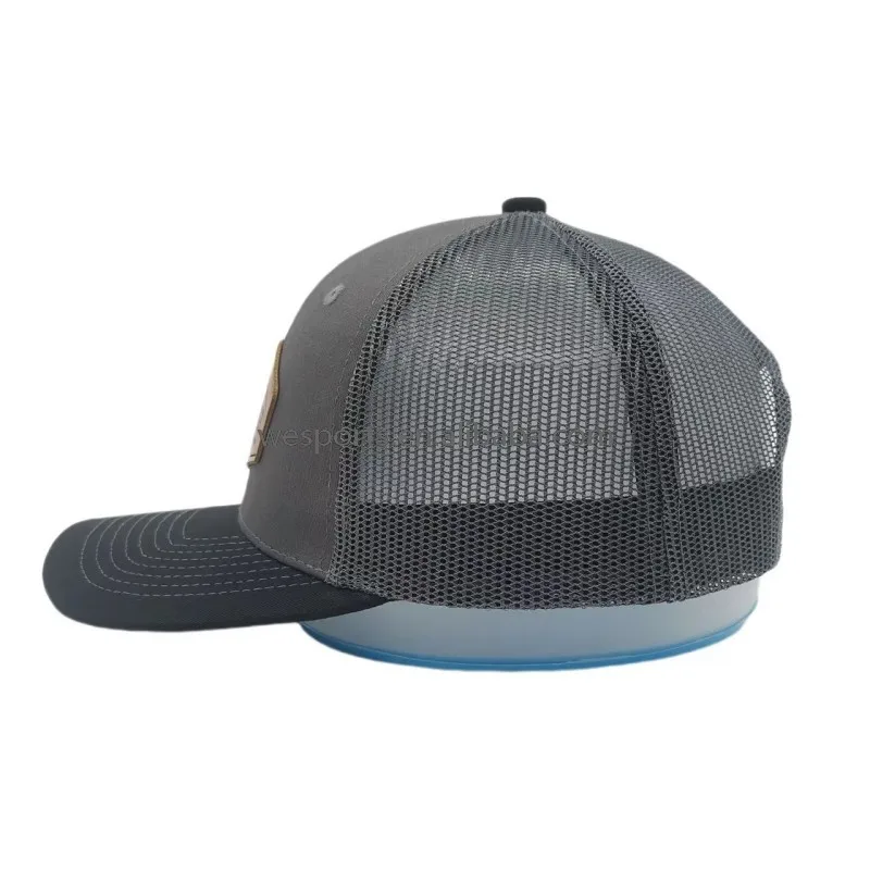 На заказ унисекс вышивка логотип 6 панелей Gorras Snapback уличная спортивная рыбалка серая 112 Richardson Кепка для Дальнобойщика