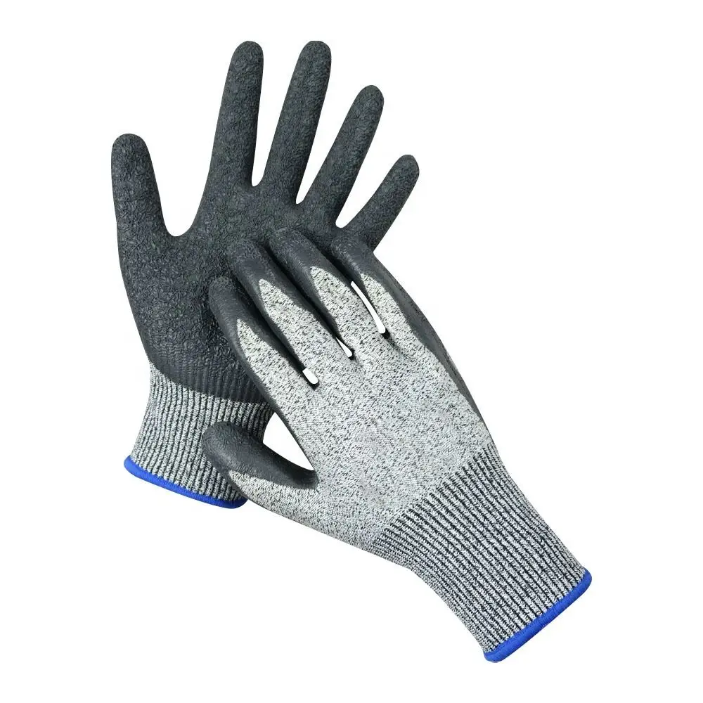 General work glove Latex Coated Protection Work Glove Anti Cut Safety Working Gloves For Industry Building
