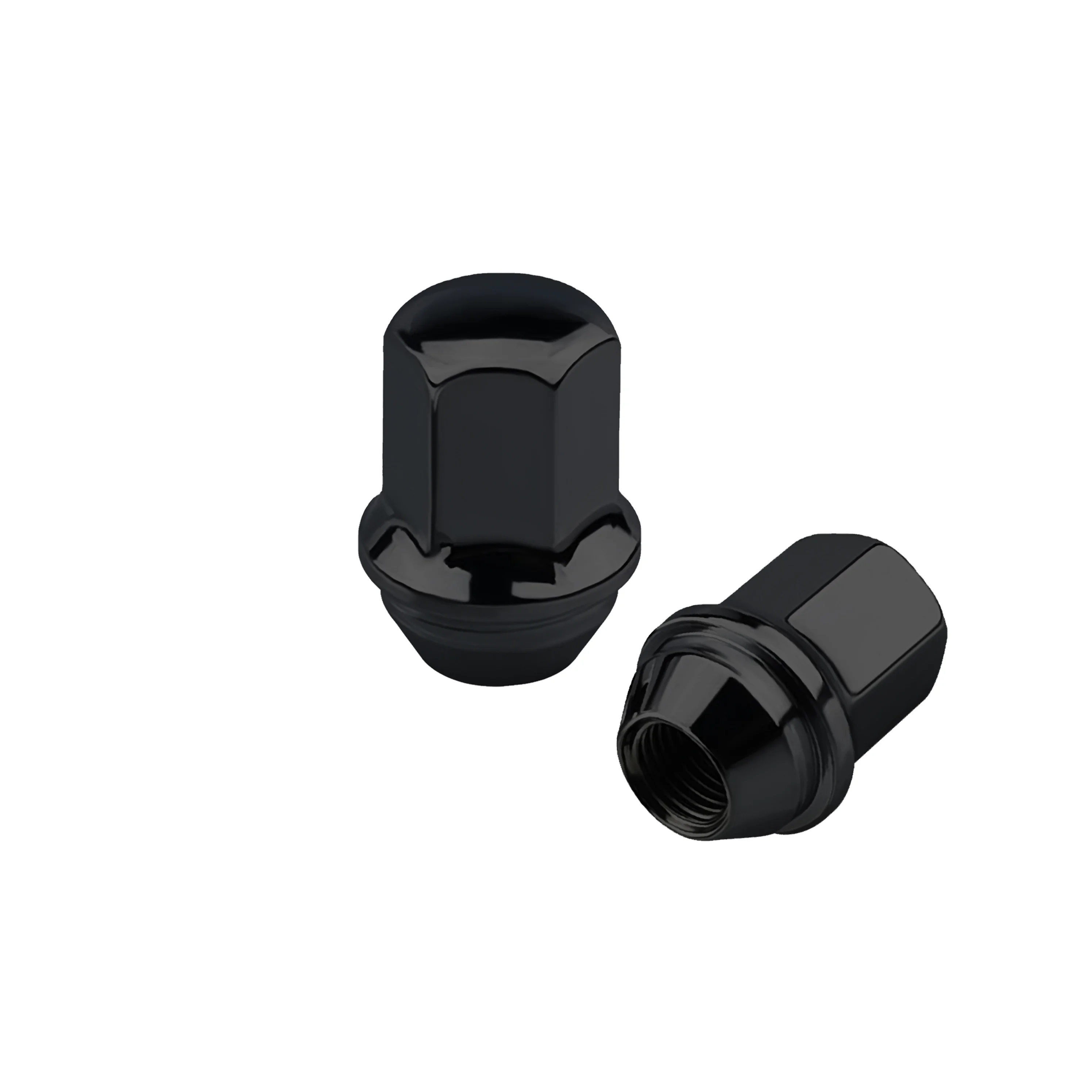 
YJY PTD09 HEX21Black 41 MM closed hub nut Passenger Car Tires wheel lug nuts M14x1.5 