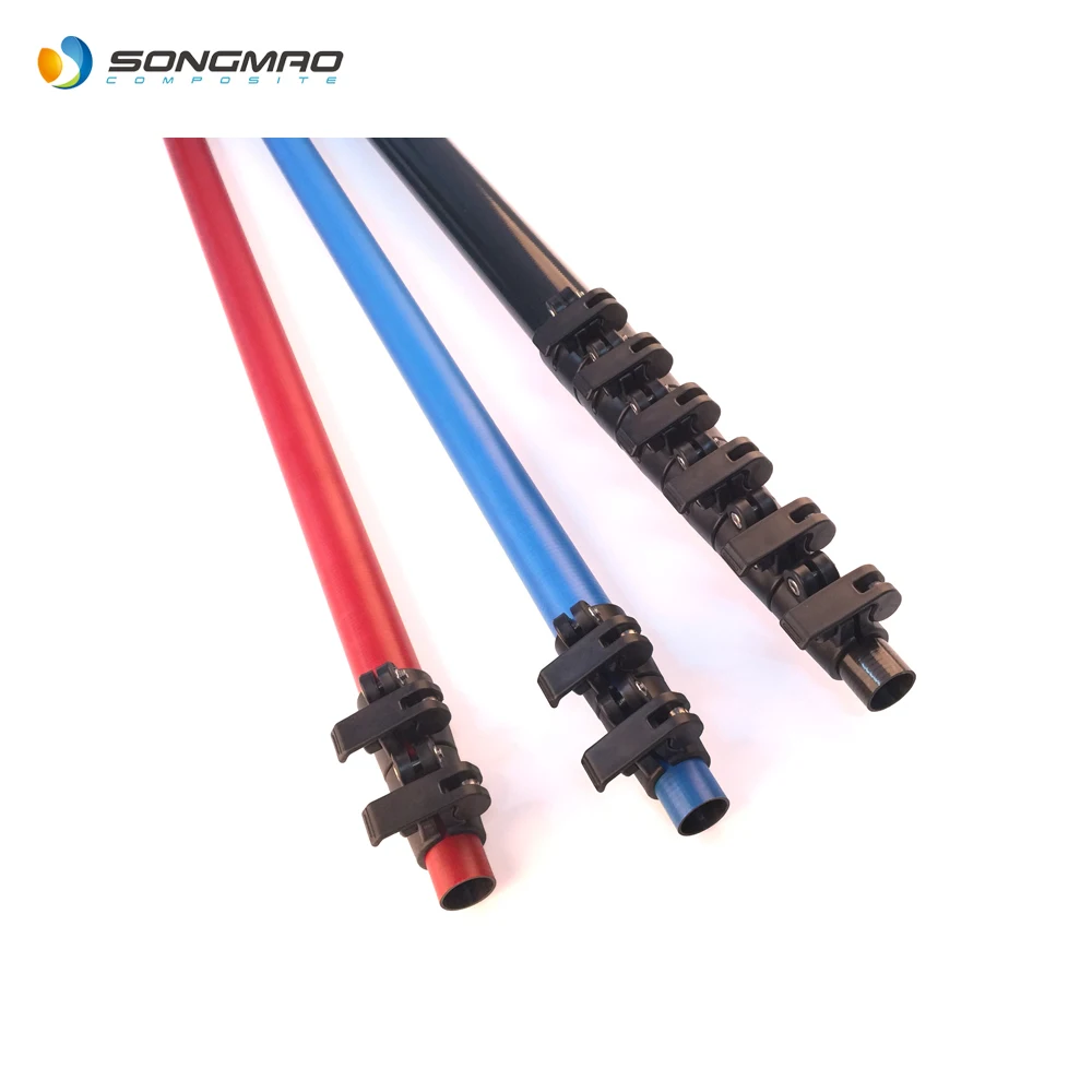 High corrosion resistance carbon fiber 20 Meter telescopic pole
