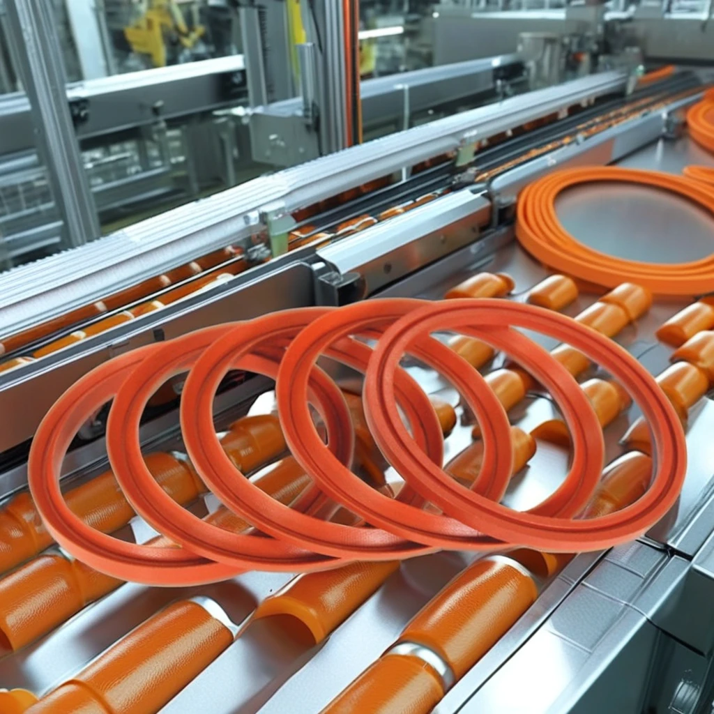High Quality V-Shaped Fabric Rubber Oil Seal Combination Industrial Hydraulic Durable FKM NBR EPDM