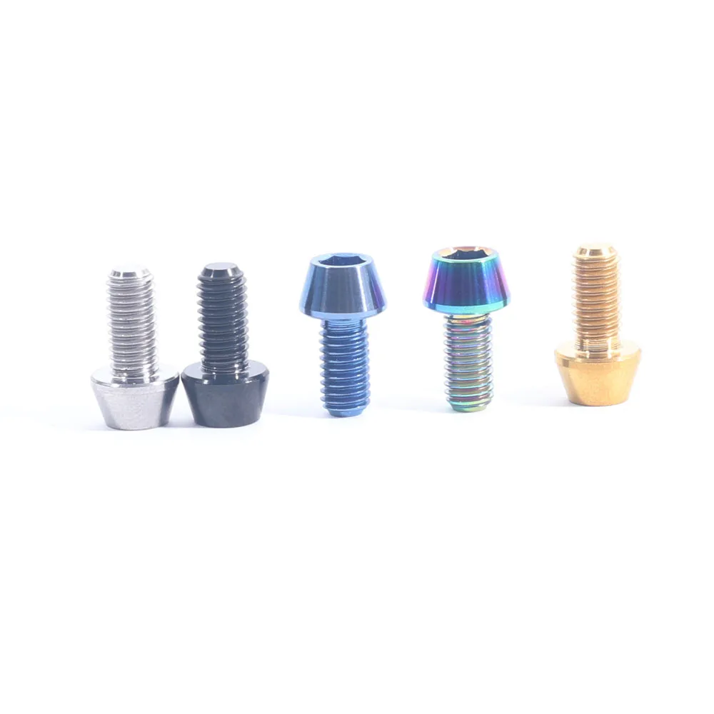 Alloy Steel Screw Titanium Colorful M2 M3 M5 Medical Tapered Socket Cap Titanium Screw For Bicycle