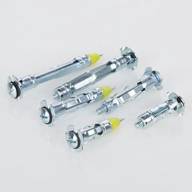 Заводской изоляционный расширительный анкер, крепежные винты для мебели, гипсокартонные настенные заглушки, якорь