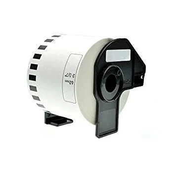 Olantai DK22205 62mm*30.48m direct thermal printer compatible 1 x 2 5/8 label