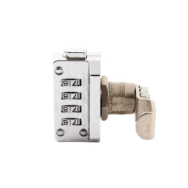 4 digits combination zinc alloy furniture cabinet cam drawer lock