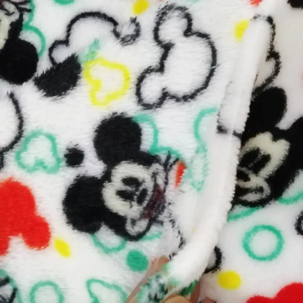 2021 Cheap knitted coral fleece 100% polyester fabric single double-sided for pajamas blankets toy fabric