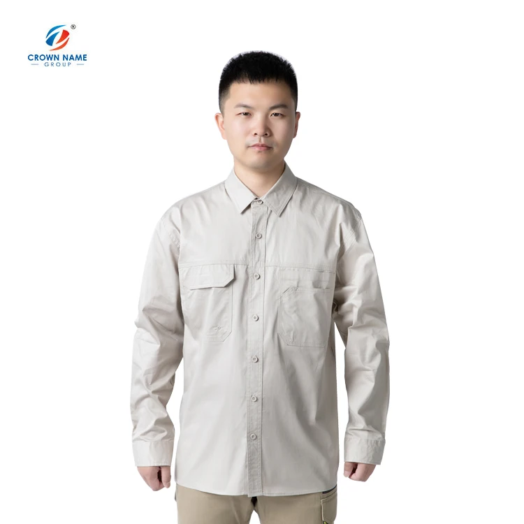 High Quality Direct Selling FR Clothing Flame Resistant Fireproof Shirt Men Industrial Work Uniform