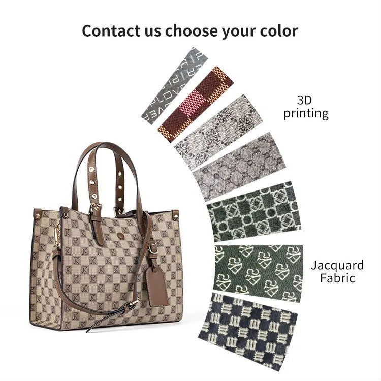 2023 Hot Selling Custom Women vegan Tote Bags Ladies Shoulder Bags Female Ladies Hand Bags Handbags Set