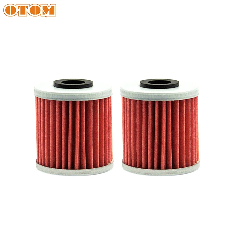 OTOM KXF Motorcycle Oil Filters Motorcorss Dirt Pit Bike Engine Fuel Filter Cleaner For KX250F 2004-2019 KX450F 2016-2019