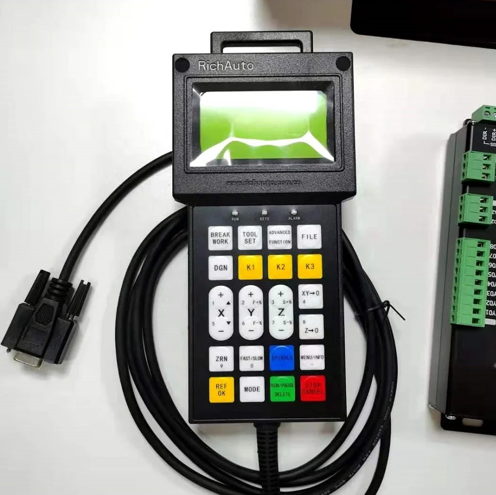 Stone Wire Saw Machine F7321 DSP Controller CNC 3 axis oscillation rotating tools cutting direction follow for Rope Saw