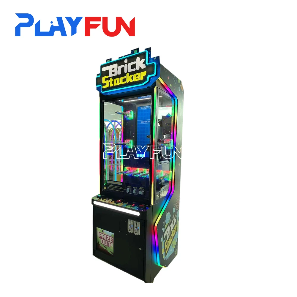 PlayFun монетоукладчик кирпич штабелер крытый плюшевый автомат с куклами подарок аркадный торговый