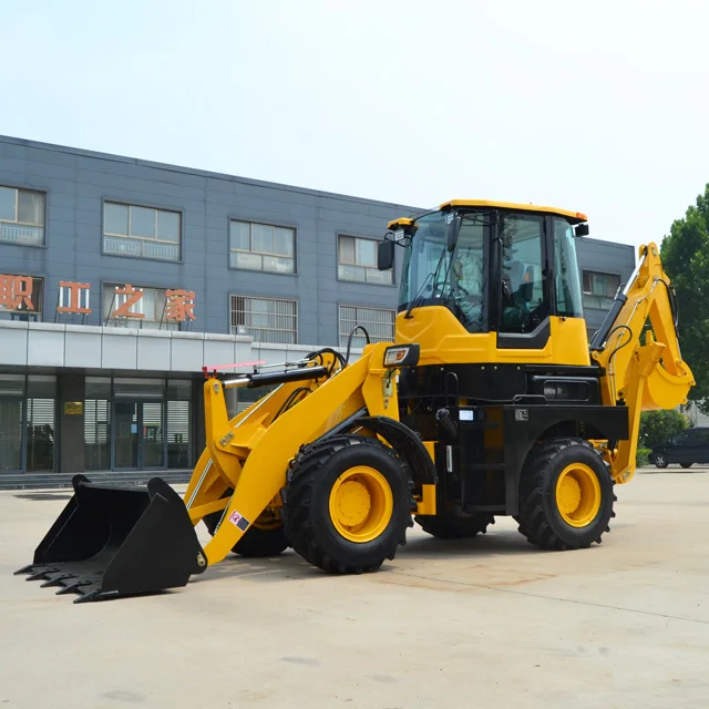 Construction Machinery Backhoe 2.8 ton Construction Earth-moving Machinery 4X4 Backhoe Loader With Different Attachments
