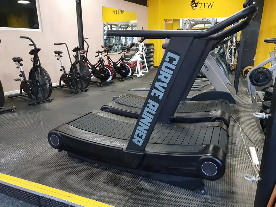 Woodway manual curved treadmill fitness running machine commercial gym equipment machine belt treadmill