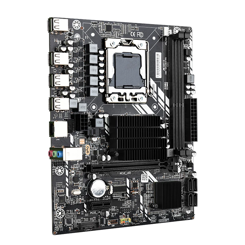 Superior Performance x58m 2.0 cheap desktop motherboard X58 Chipset mATX PC Mainboard LGA1366 Socket