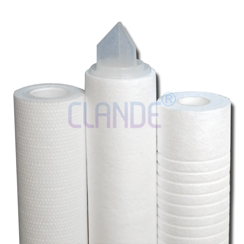 222/226 Fin/Doe End Cap Pp Sediment Melt Blown Filter Cartridge For Deposit Water Filtration