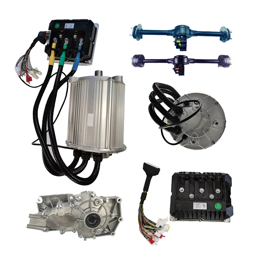 Four-wheel Rear Axle High Speed 5800RPM Gear Permanent Magnet Synchronous Dc Hub Motor Brushless