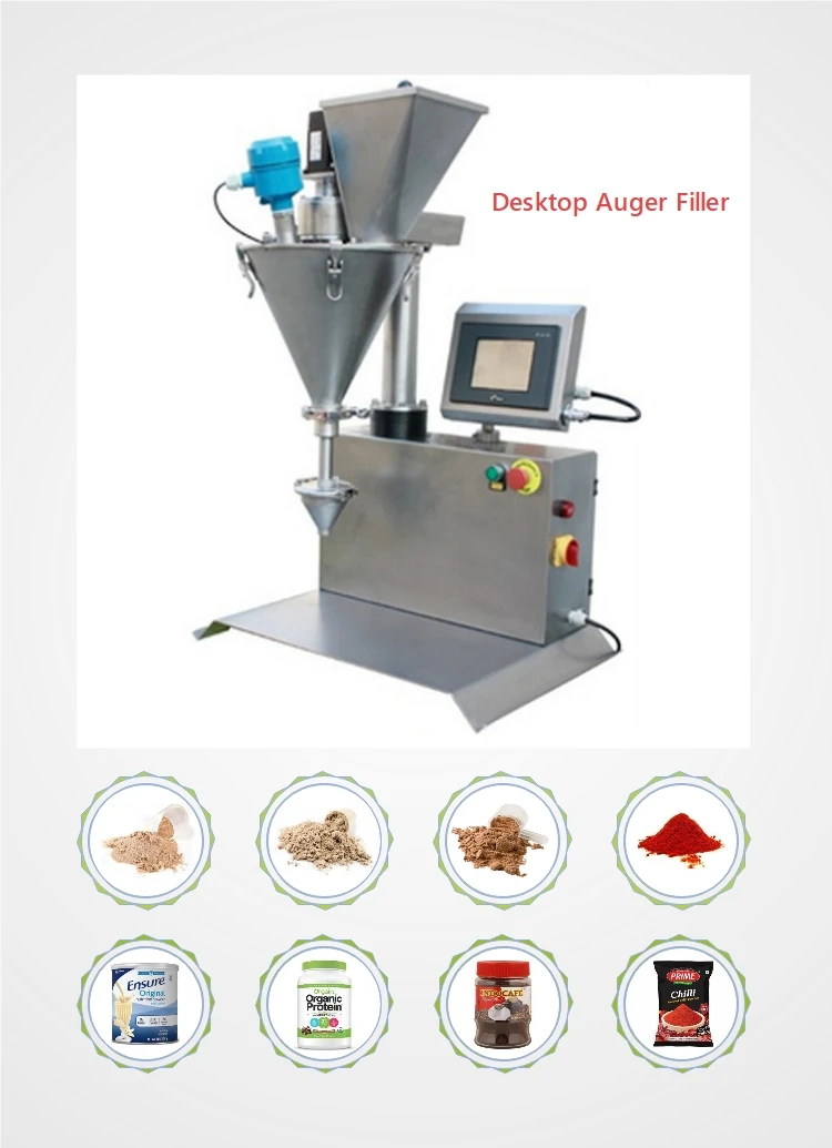 Desktop Auger Filler manual powder filling machine
