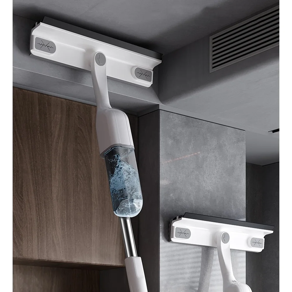 Multifunctional Windows Wiper With Spray 360 Degree Cleaning Window Cleaner Glass Cleaning Wiper Mop Brush For Double-sided Wipe