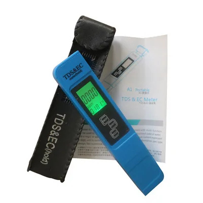 TDS& EC tester Conductivity multifunctional water quality testing pen TDS pen With backlight
