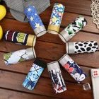 Оптовая продажа, модные трусы-боксеры с мультяшным принтом, нижнее белье для мужчин, дышащие мужские трусы-боксеры