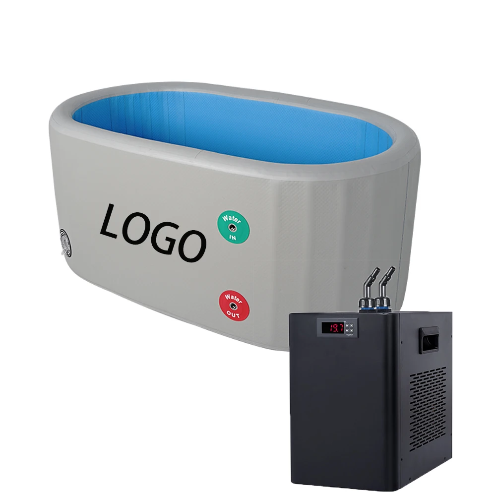 Большая Овальная Ванна для восстановления льда спортсменов лечебная надувная Ледяная с холодным погружением 1/3HP охладитель 1hp