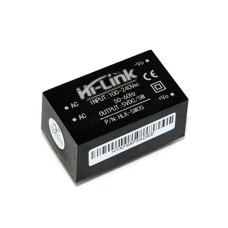  Большое реле HLK-5M05 AC-DC модуль источника питания с 220v