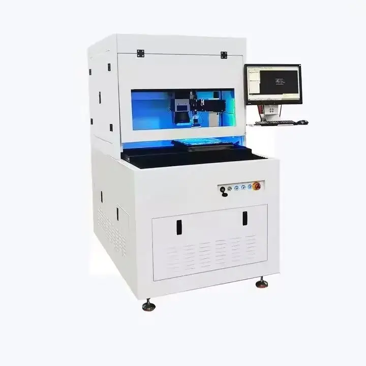 1064nm Wavelength 6-AXIS High Safety Level Picosecond MOPA Laser Drilling Machine for Cutting Glass Materials