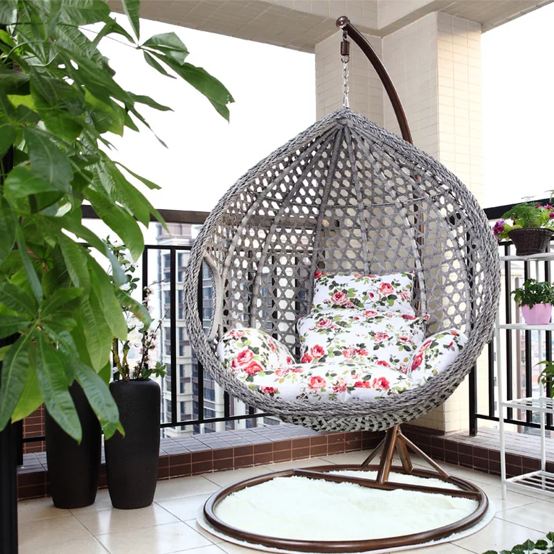 Weaving Rattan Patio chair Garden balcony outdoor cheap price Outdoor Furniture swing chair