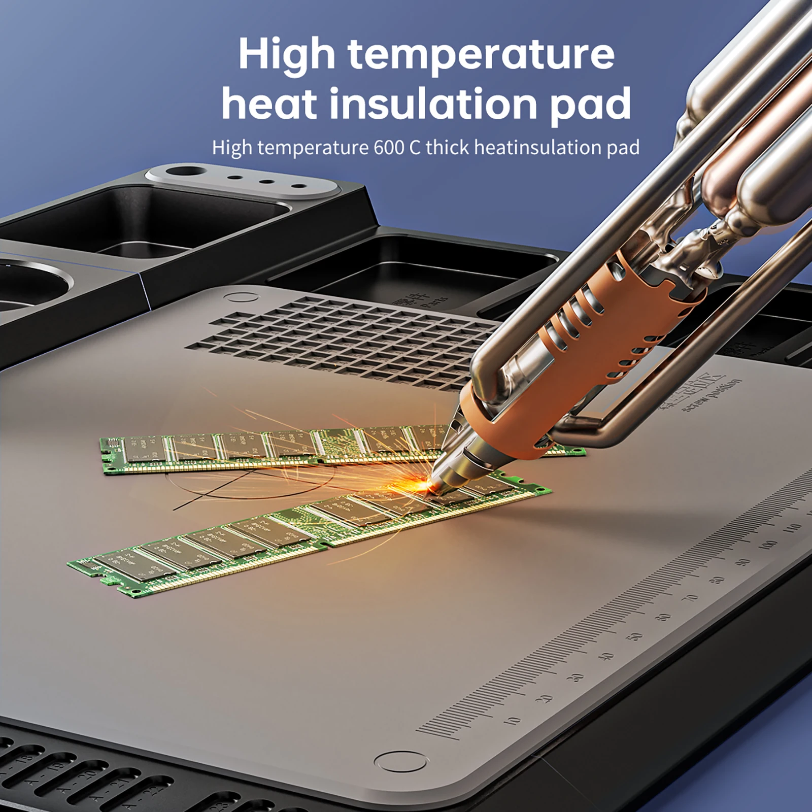 ALEEZI 318A 50-1600X 12MP 7inch IPS microscope camera digital electron microscope with stable repair stand