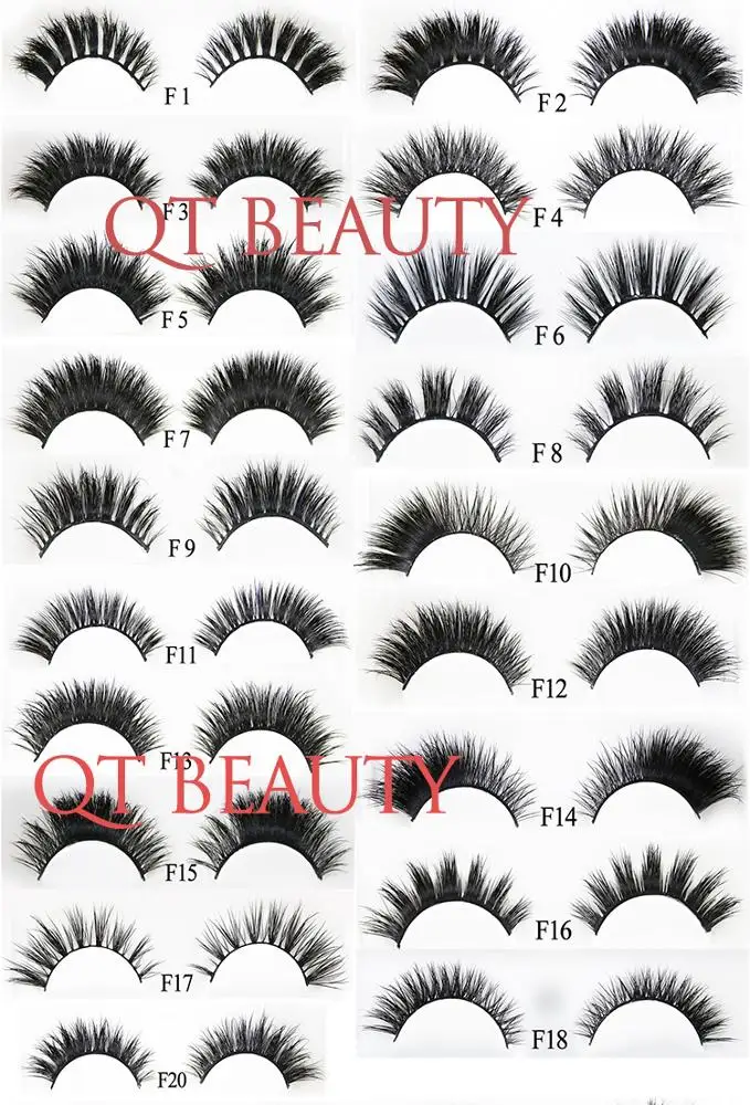 False Eyelashes Wholesale Real Mink Eyelashes Private Label Fur Mink Lashes 3D Fluffy Mink Eyelashes Vendors