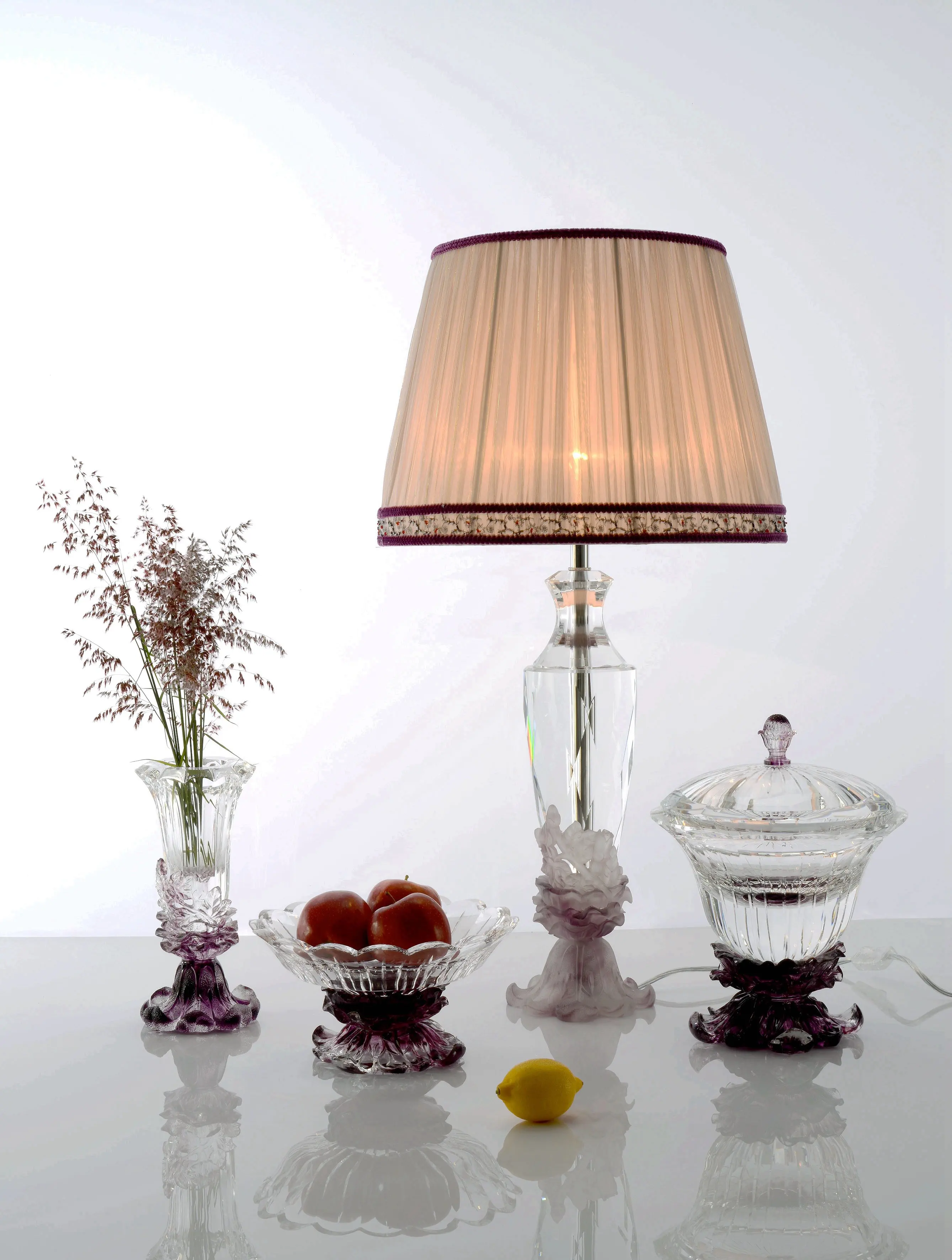 Hot Sale Colorful Handmade Flower Crystal Vase For Wedding Table Centerpieces