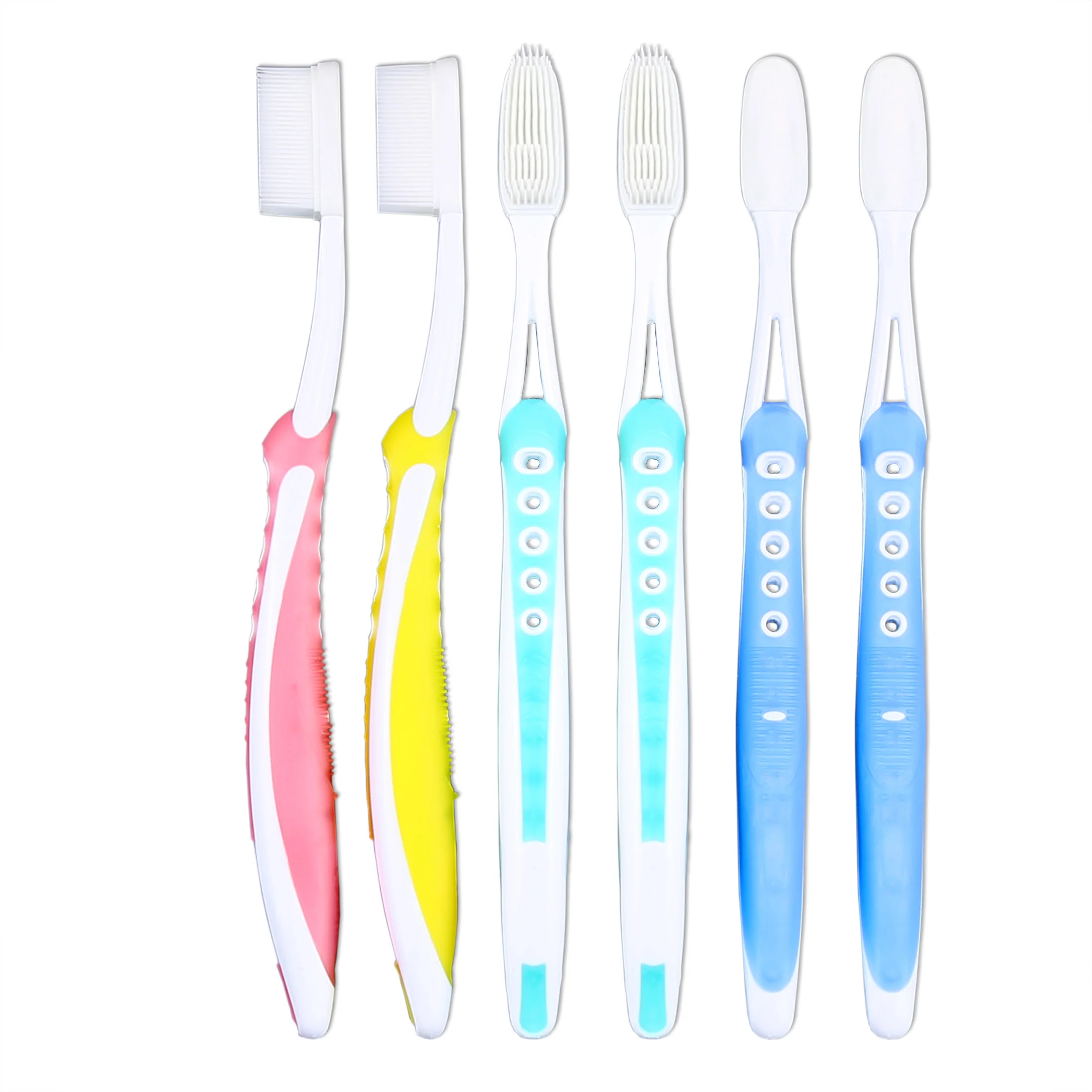 new design adult toothbrush with soft nano bristle  cepillo de diente