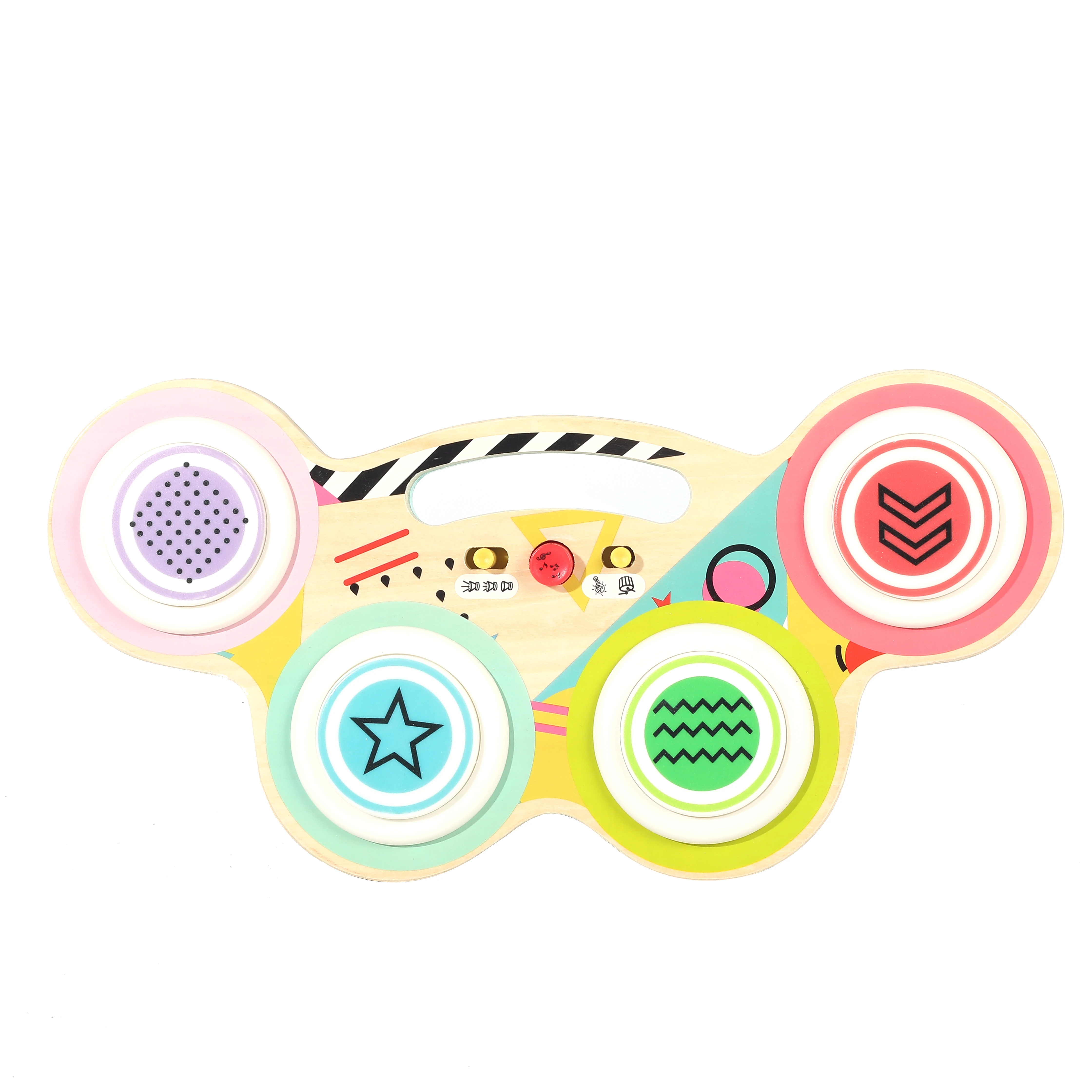 China Factory Price ASTM Standard Wooden KIds Musical Toys Drum