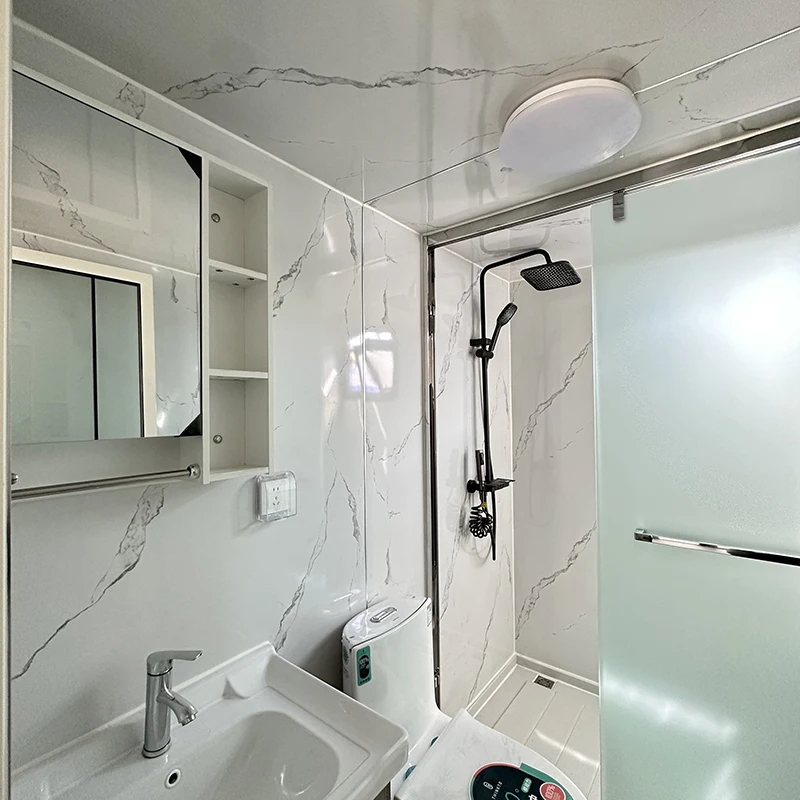 Luxury Living 3 Bedroom Steel Villa Expanding Foldable Portable Mobile Homes Prefabricated Mobile House Prefab Luxury Villa