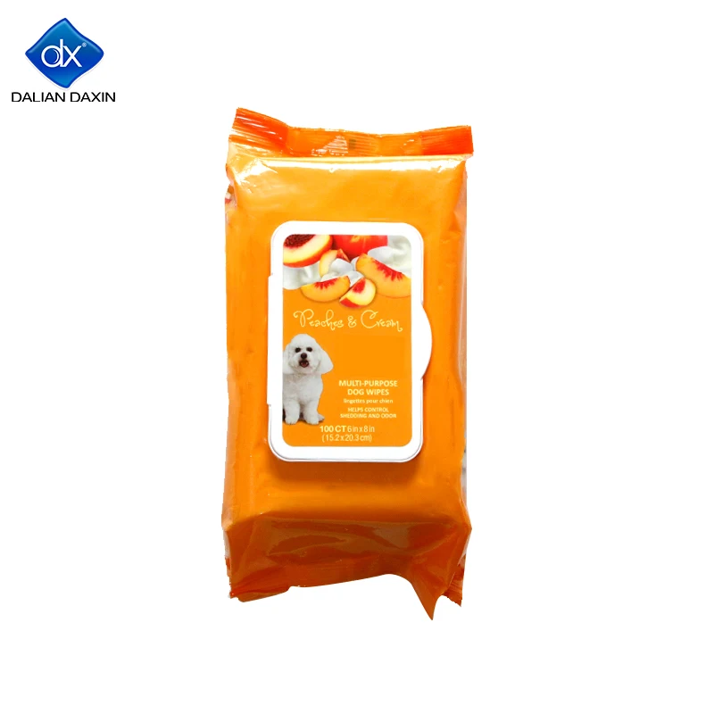 Wholesale Custom Disposable ECO Friendly Pet Cats Dogs Eyes Cleaning Wipes OEM All-Purpose Pet Wet Wipes