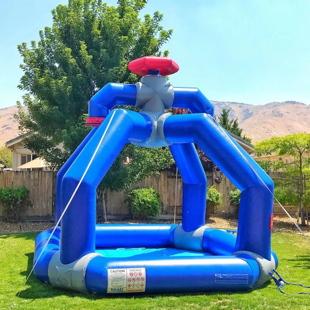 High Quality Inflatable Water Splasher Game Oasis Bay Area Large Inflatable Summer kids Water Slide Play Pool