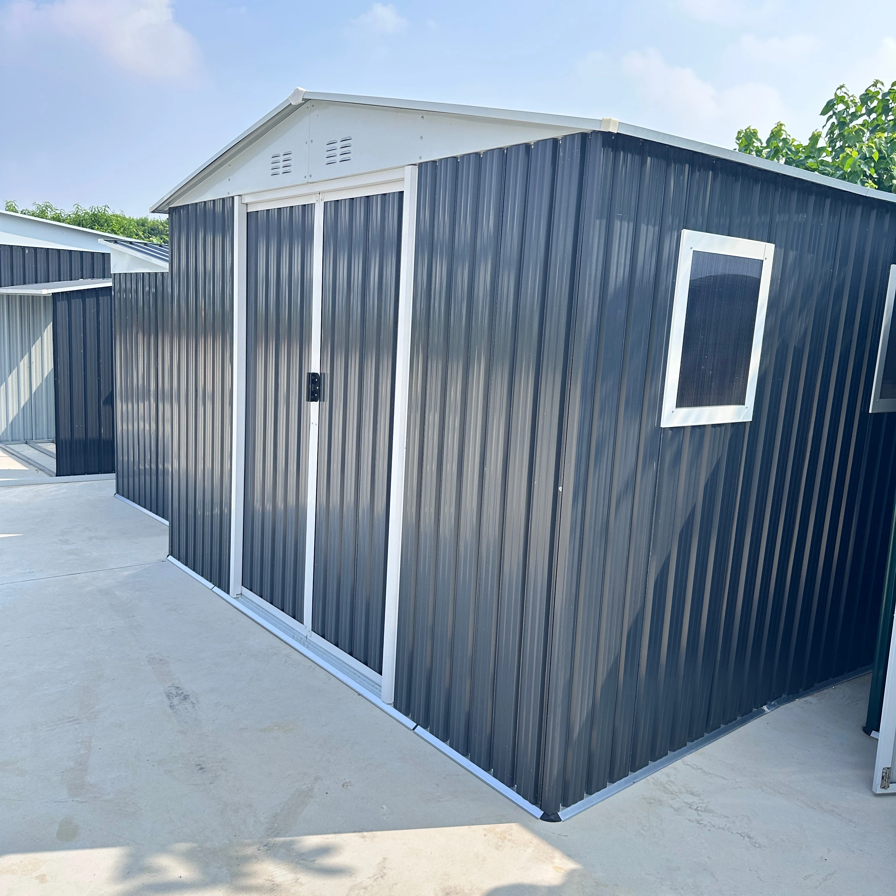 Wholesale Metal Wooden Color Shed For Garden Storage