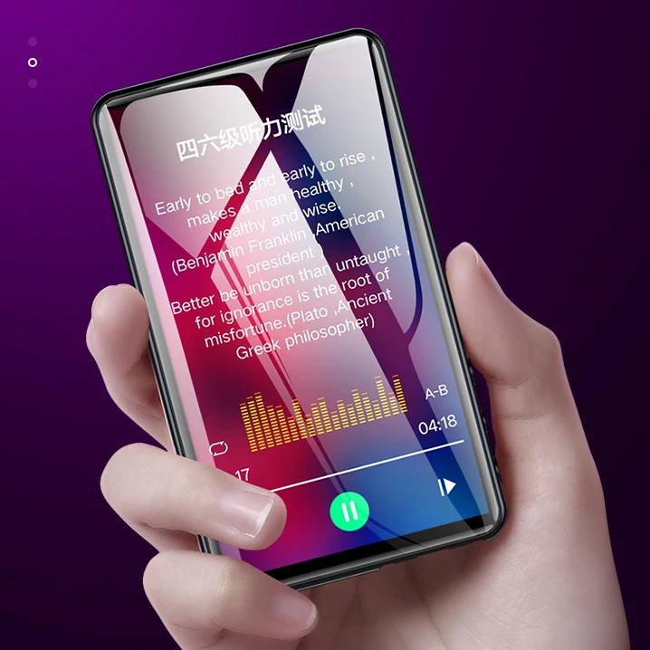 A605 4 0 дюймовый IPS емкостный сенсорный экран видео цифровой динамик MP4 плеер