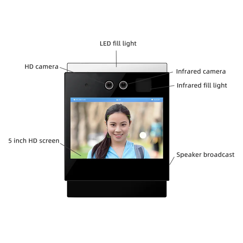 High Quality biometric device face attendance machine door access control system