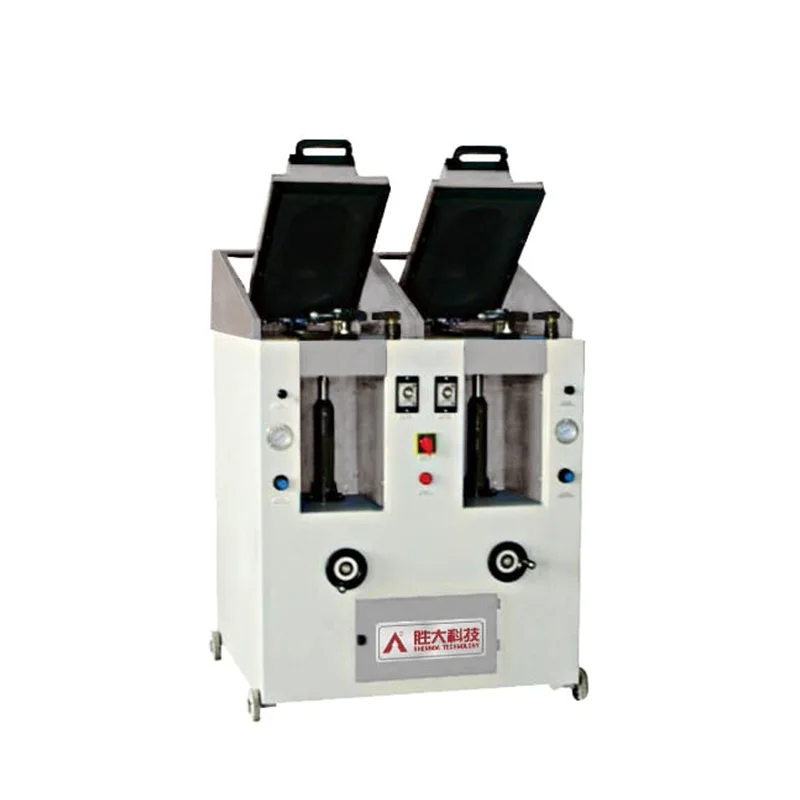 SHENGDA P22 Cover Type Double Station Sole Press Machine Pneumatic Attaching Wall Type Sport Shoes Making Sole Press Machine