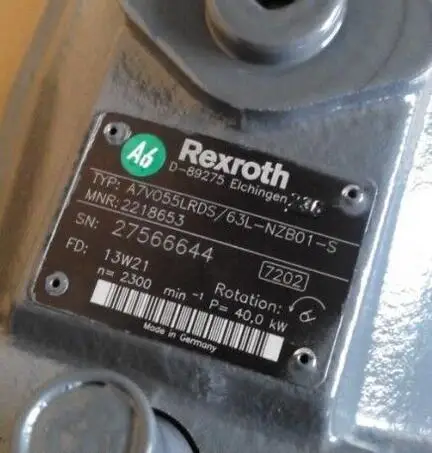 Excavator Spare Parts A7VO55 Hydraulic Piston pump gear pump for concrete pump