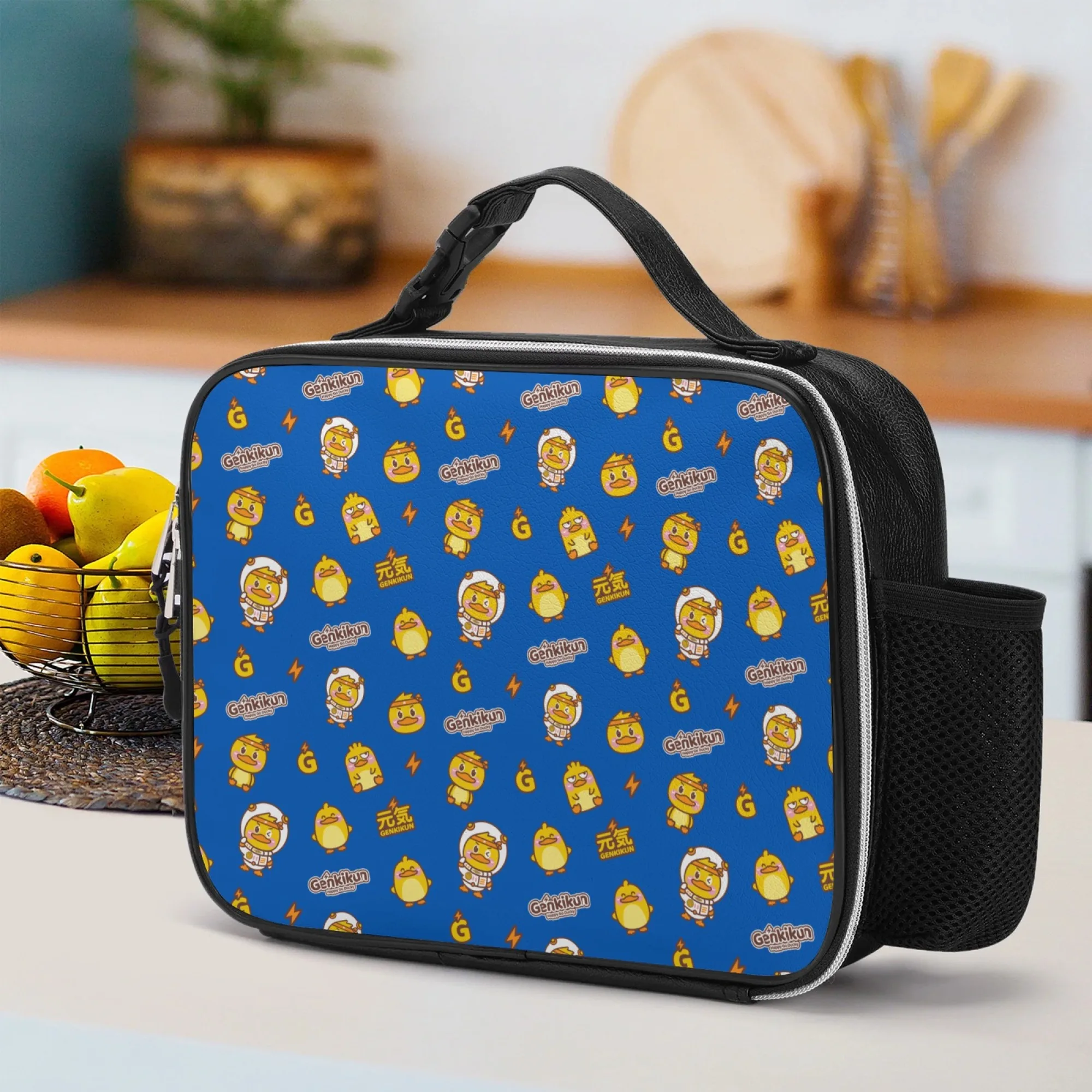 Lunch Bag With Detachable Buckled Handle Insulated Reusable Lunch Box Container Soft Cooler Cooling Tote  for Men Adult Women